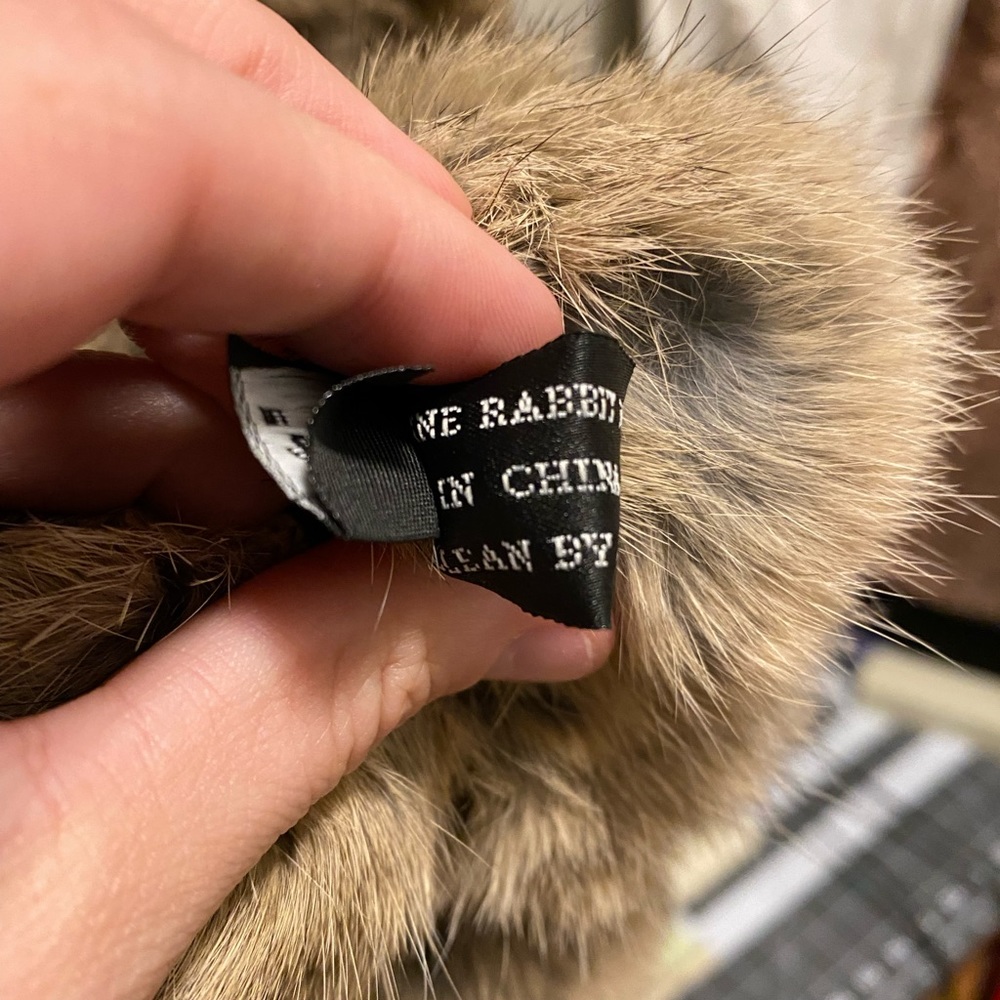 Cejon 100% Rabbit Fur Scarf - Picture 4 of 5